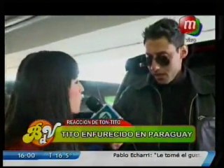 Momento tenso entre Tito y una notera paraguaya tras harberle preguntado si era gay