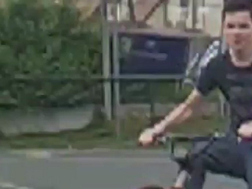 vélo qui roule tout seul....