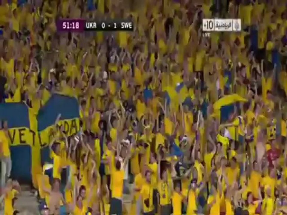 الهدف الاول للسويد أمام اوكرانيا