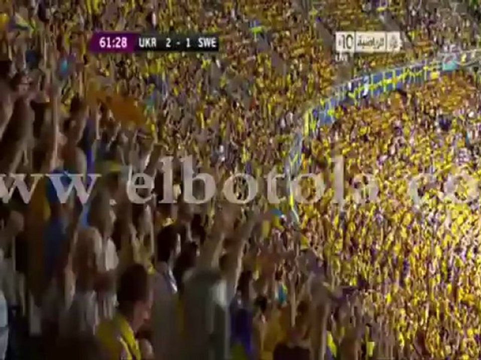 الهدف الثاني لاوكرانيا أمام السويد