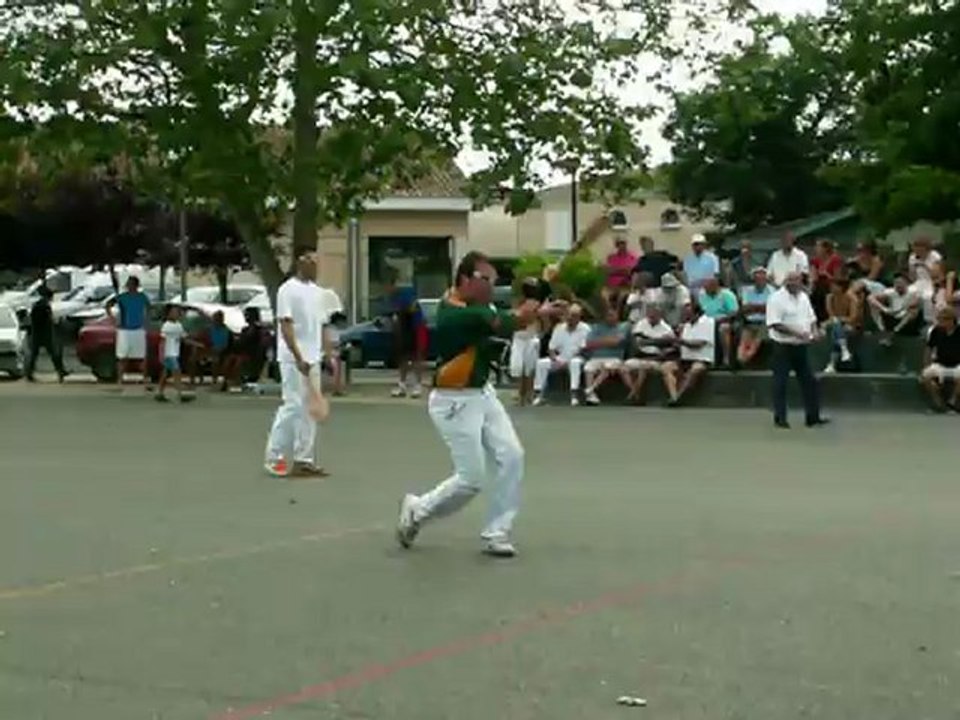 SAGC pelote basque finale 2012 fronton Cestas 1ere serie gomme pleine