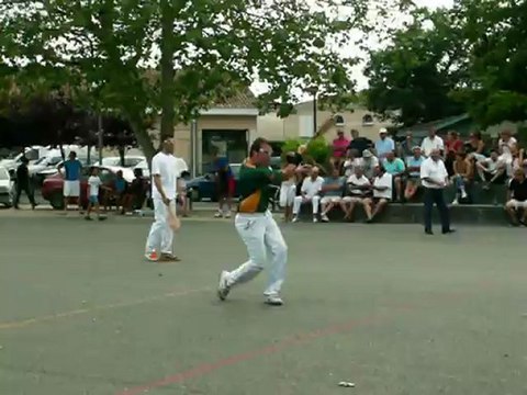 SAGC pelote basque finale 2012 fronton Cestas 1ere serie gomme pleine
