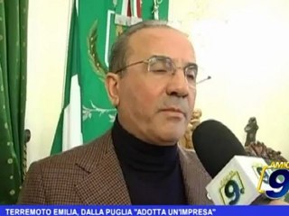 Terremoto Emilia, dalla Puglia adotta un'impresa