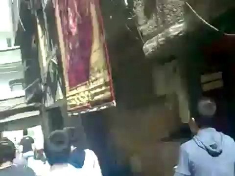 Syria فري برس دمشق الحجر الأسود مظاهرة طلابية 11 6 2012 ج3 Damascus