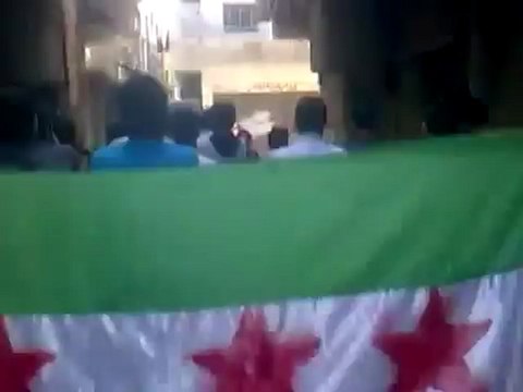 Syria فري برس دمشق الحجر الأسود مظاهرة طلابية 11 6 2012 ج1 Damascus