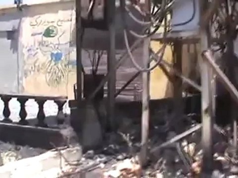 Syria فري برس حلب حيان بعض اثار القصف المدفعي ع البلدة 11 6 2012 ج3 Aleppo