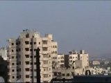 Syria فري برس دمشق حي برزة اصوات الاشتباكات في الحي 11 6 2012Damascus