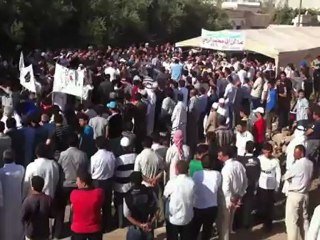 Syria فري برس مجلس عزاء الشهيد القائد عبد الرزاق الزعبي 10 6 2012 Daraa