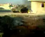 Syria فري برس  حلب لواء احرار الشمال تدمير دبابة للعصابات الاسدية 10 6 2012 Aleppo