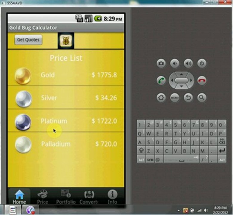 How to Get Live Gold Prices to Your Iphone/Android