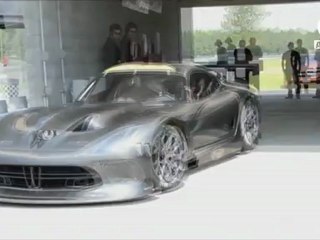 Marc Goossens au volant de la SRT Viper GTS-R
