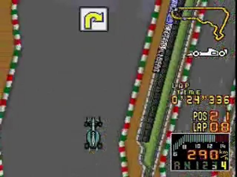 F1 Grand prix 2 - Trajetória - parte 1