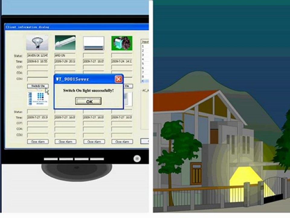 GSM Remote Monitoring And Remote Control System Application