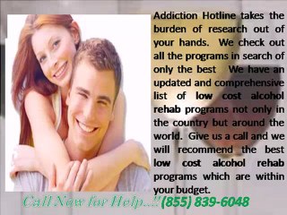 Low Cost Alcohol Rehab