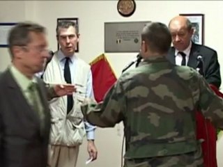 Jean-Yves Le Drian, ministre de la Défense, à Kaboul