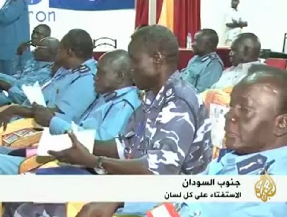 قوات الشرطة لتأمين استفتاء جنوب السودان