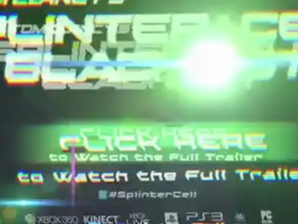 Tom Clancy´s Splinter Cell Blacklist - Trailer CGI