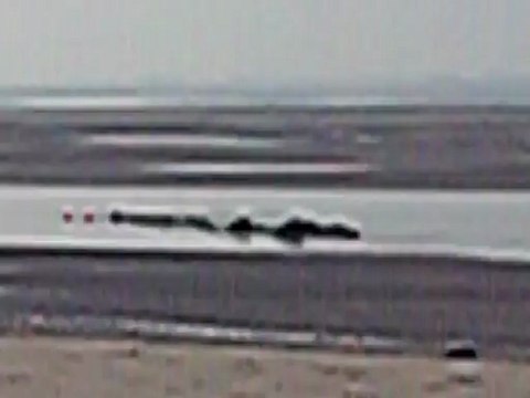 Baie de l'Authie, inversion de la marée 2011