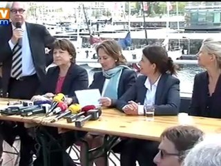 Législatives : Trierweiler souhaite "courage" à l'opposant de Royal