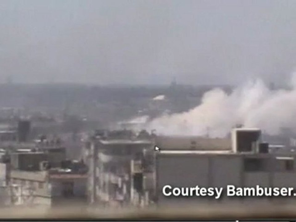 Heavy shelling in Syrian flashpoint Homs