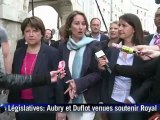 Aubry et Duflot à La Rochelle au secours de Royal