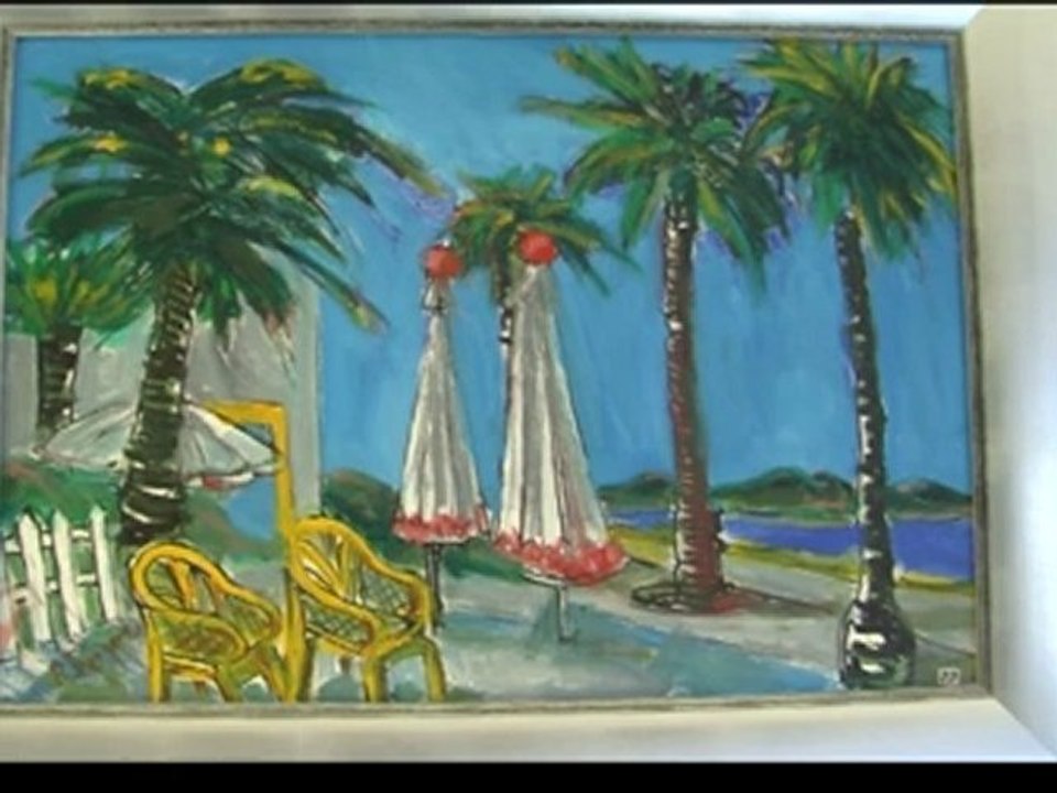 Les peintures de Robert Fouque et les sculptures de Georges Viotti exposées à la villa Khariessa à Martigues