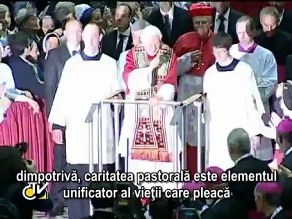 Benedict al XVI-lea: „Cristos este totul pentru noi”