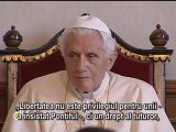Benedict al XVI-lea: Ceea ce face iubirea, nu va putea niciodată teama