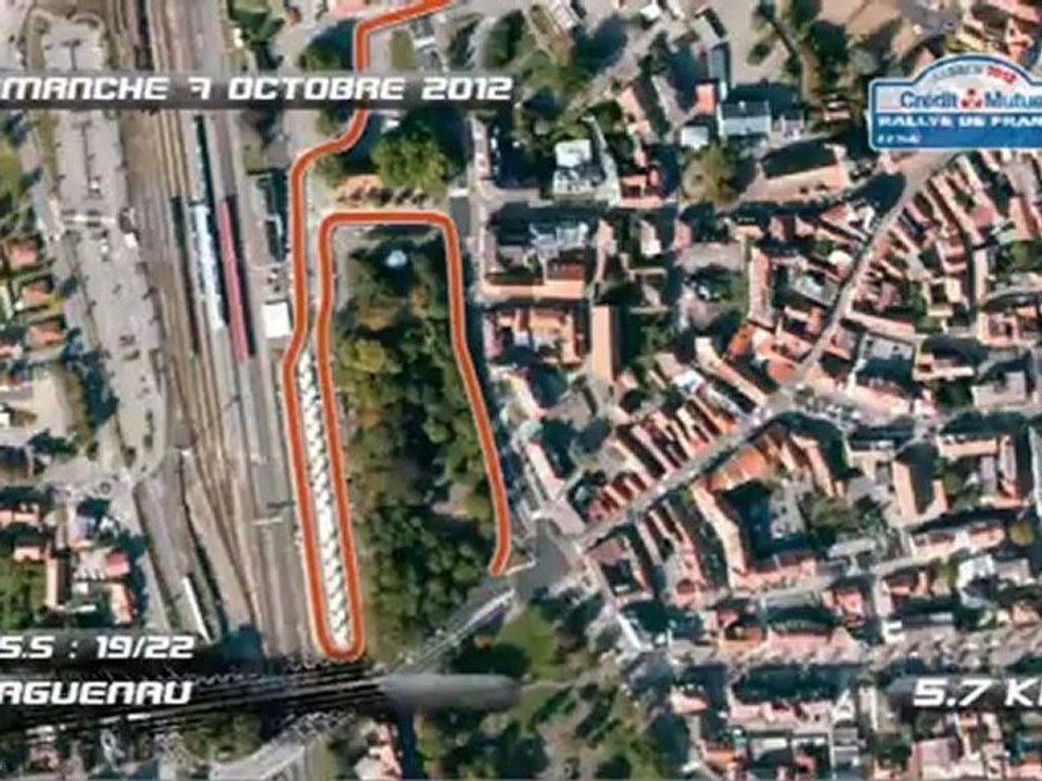 WRC - Rallye de France-Alsace 2012 - Itinerary in 3D