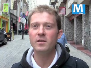 Le casque de Bastien Brière