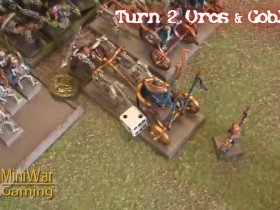 Tomb Kings vs Orcs and Goblins Batrep Part 1