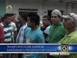 Transportistas de Barquisimeto protestan por malas condiciones de la vialidad