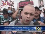 Protestan en Maracaibo por las constantes fallas en el servicio eléctrico
