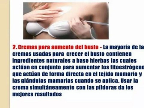 Trucos Para Aumentar El Busto - Aumento de Busto Natural