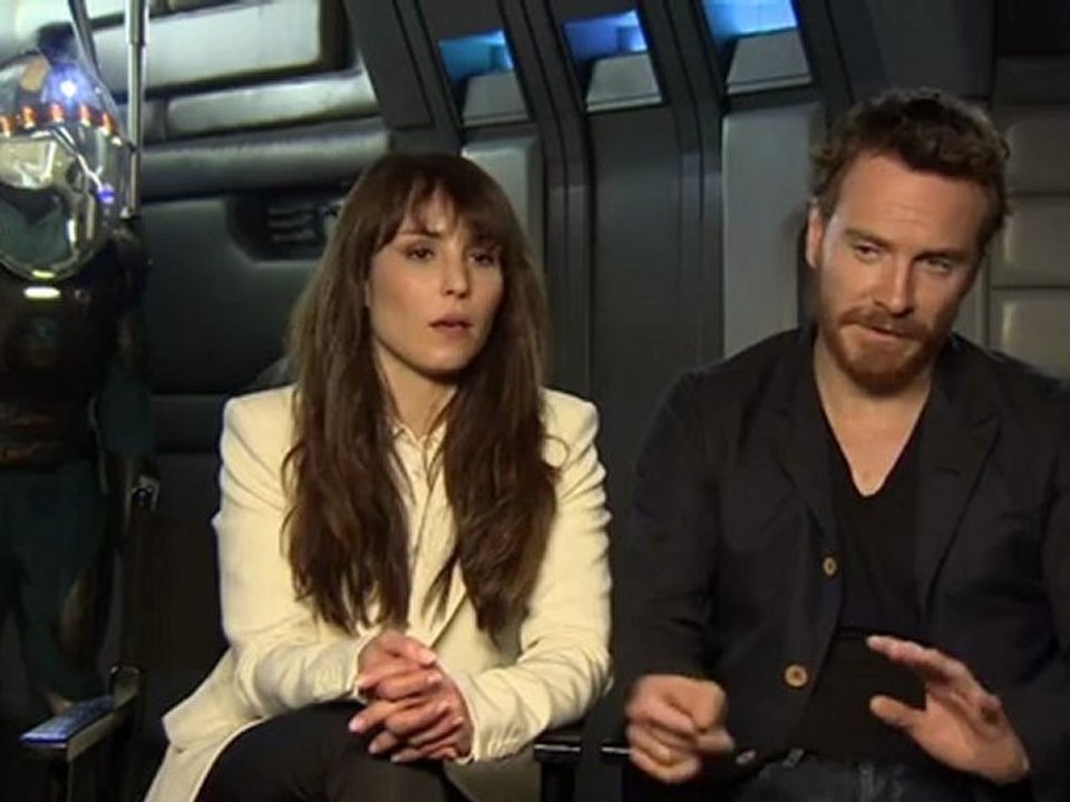 Prometheus- Junket Interview - Michael Fassbender & Noomi Rapace