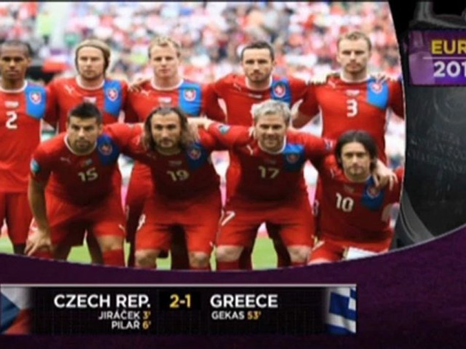 Tschechien besiegt Griechenland