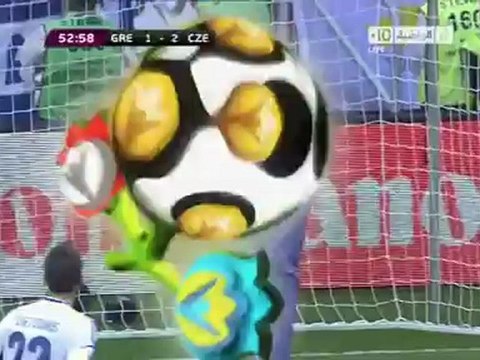 اهداف مباراة التشيك واليونان يورو 2012