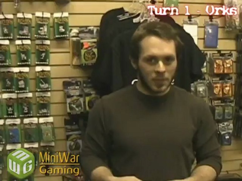 Warhammer 40k BATREP Orks VS Chaos Space Marines Part 1
