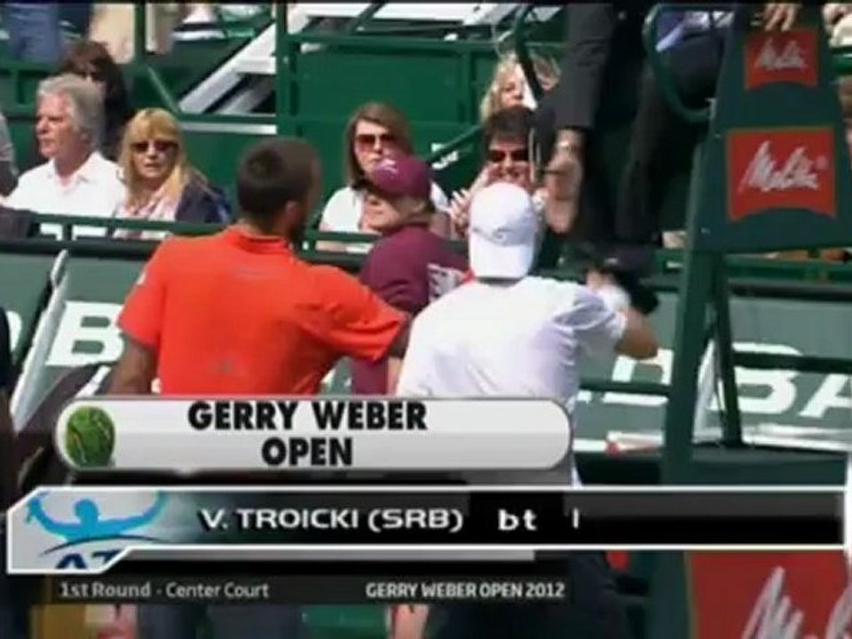 Troicki batte Becker - Halle, 1° turno