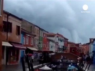 Tornado tears through Venice