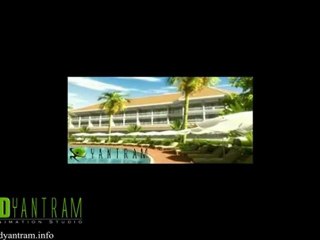 3D Compositve Walkthrough  for Hotel Architectural Visualizations