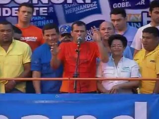 Tải video: Caracas, El Observador, miércoles 12 de junio de 2012, Mitin del candidato presidencial Henrique Capriles Radonski en Monagas