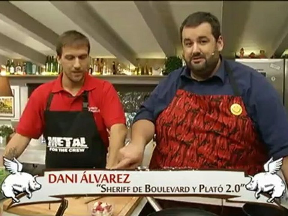 Robin Food (Vinagreta Teriyaki + Ensalada de foie gras y berros + guarrindongadas)