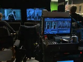 On-set of 'Resident Evil: Afterlife' part 1