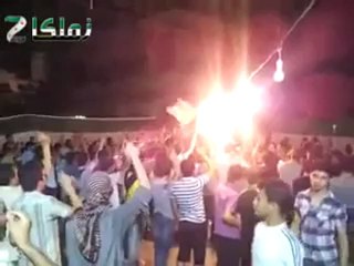 Syria فري برس ريف  دمشق زملكا مسائية رائعة لابطال المدينة 12 6 2012 ج1 Damascus
