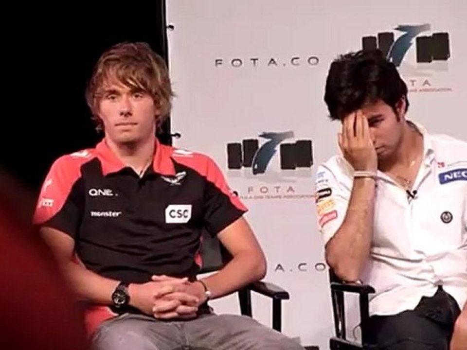 Manhattan, New York FOTA Fans' Forum 2012 Paul Di Resta, Sergio Perez, Charles Pic, Alexander Rossi