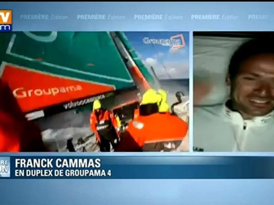 Volvo Ocean Race : l'équipage de Franck Cammas en tête de la 8e étape
