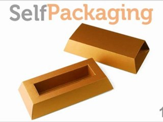 Boite cadeau originale | Comment faire lingot d’or 1800 de SelfPackaging