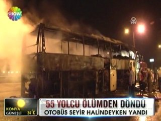 Kırşehir yolcuları ölümden döndü - 12 haziran 2012