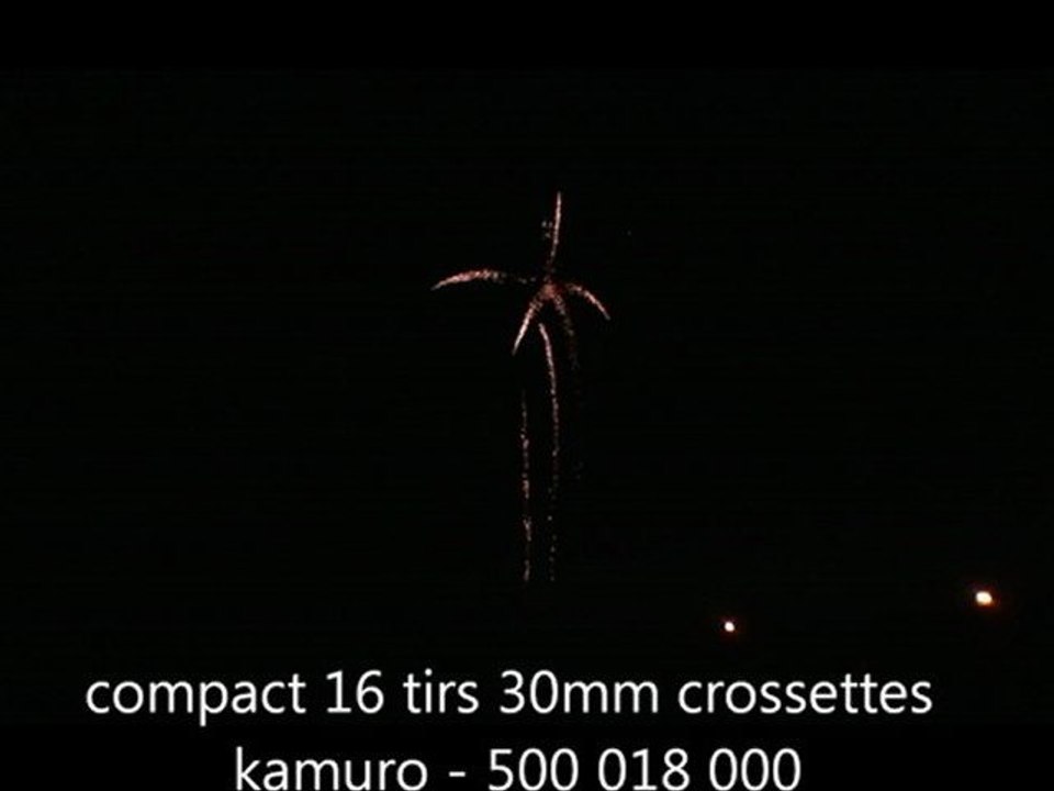 Compact 16 tirs 30mm crossettes kamuro - 500 018 000